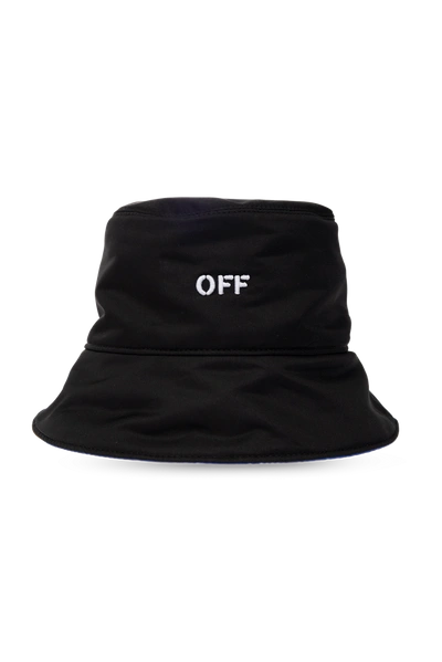Shop Off-white Black Reversible Bucket Hat In New