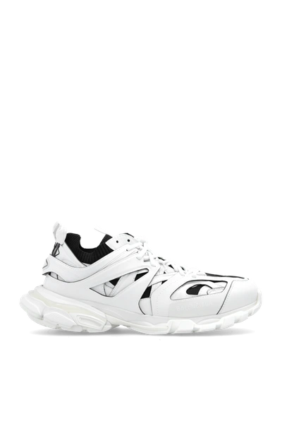 Shop Balenciaga White ‘track' Lace-up Sneakers In New