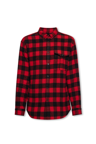 Shop Dsquared2 Red Checked Shirt In New