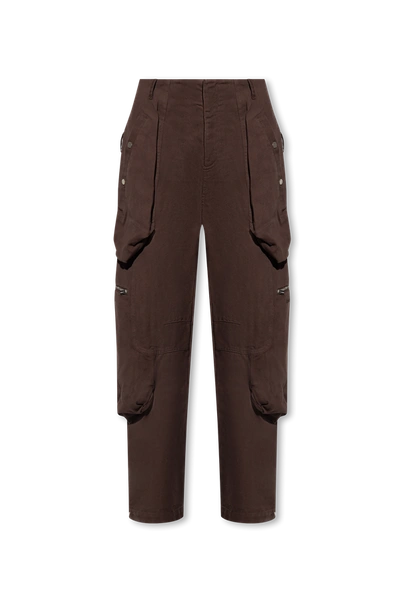Shop Jacquemus Brown ‘croissant' Cargo Trousers In New
