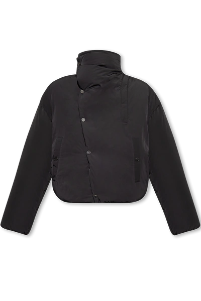 Shop Jacquemus Black ‘cocon' Insulated Jacket In New