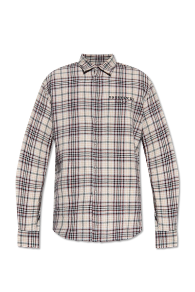 Shop Dsquared2 Multicolour Wool Shirt In New