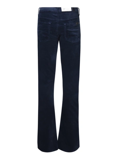 Shop 7 For All Mankind Trousers In Blue