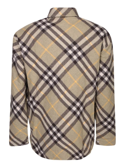 Shop Burberry Shirts In Beige