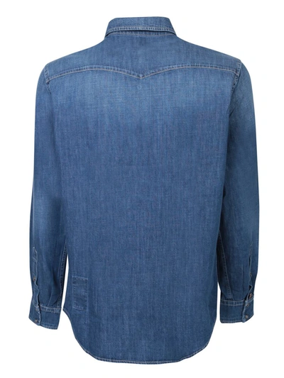 Shop Jacob Cohen Shirts In Blue