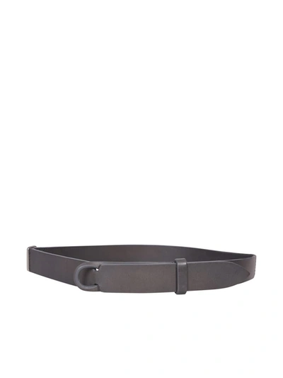 Shop Orciani Belts In Grey