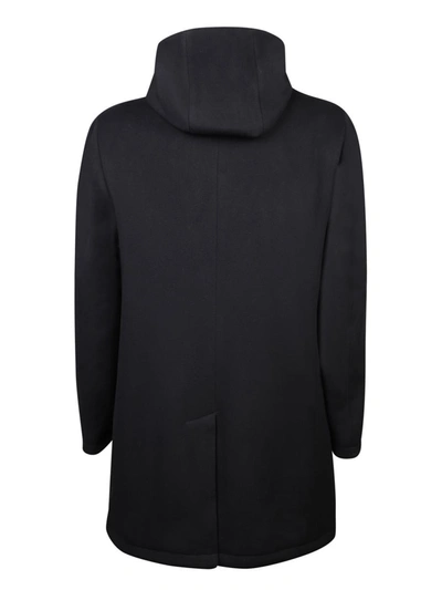 Shop Tagliatore Three-quarter Coats In Black