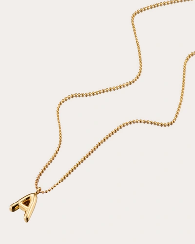 Shop Elizabeth Moore Women's 14k Gold Initial Charm Necklace
