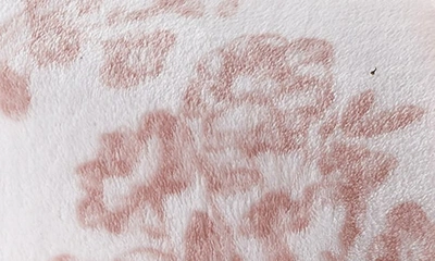 Shop Woven & Weft Printed Plush Velour Sheet Set In Toile - Blush Pink