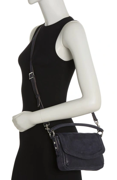 Shop Aimee Kestenberg Here And There Top Handle Leather Shoulder Bag In Night Sky