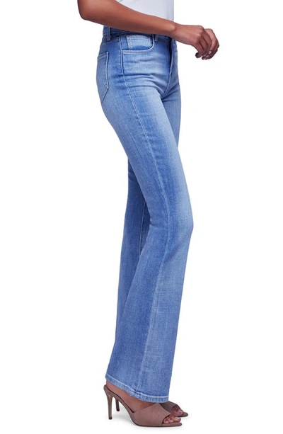 Shop L Agence Oriana High Waist Straight Leg Jeans In Highland
