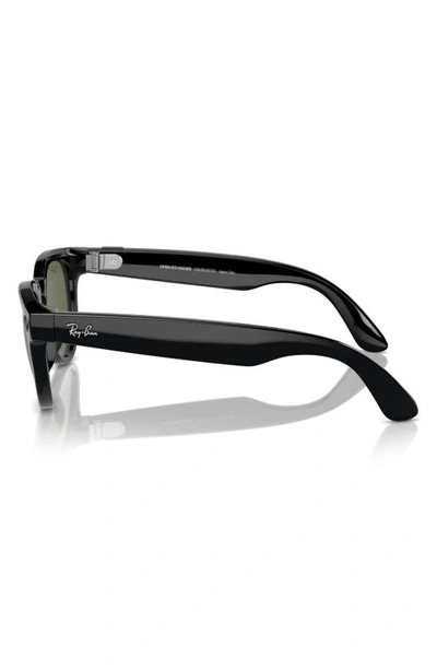 Shop Ray Ban 'ray-ban Meta Smart Glasses In Shiny Black