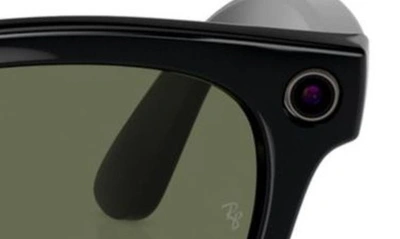 Shop Ray Ban 'ray-ban Meta Smart Glasses In Shiny Black