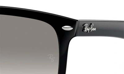 Ray Ban 57mm Gradient Square Sunglasses In Black