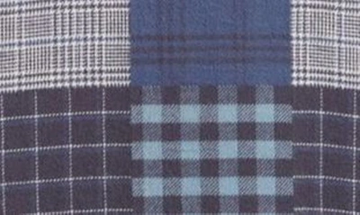 Shop Rails Banton Patchwork Print Cotton Button-up Shirt In Blue Patchwork