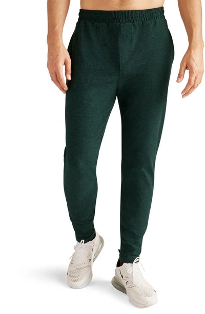 Shop Beyond Yoga Take It Easy Athletic Pants In Midnight Green Heather