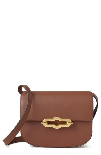 Shop Mulberry Pimlico Super Lux Leather Shoulder Bag In Bright Oak