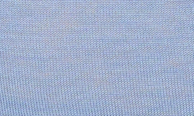 Shop Dl1961 Semisheer Bell Sleeve Turtleneck Top In Powder Blue (knit)