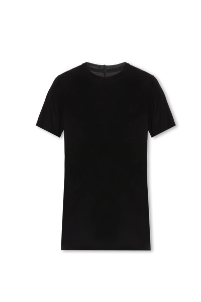 Shop Rick Owens Black T-shirt With Short Sleeves New