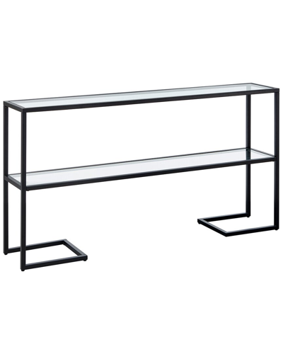 Abraham + Ivy Errol 55in Rectangular Console Table With Glass Top