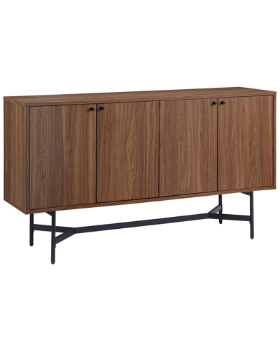 Shop Abraham + Ivy Richmond 58in Rectangular Buffet Table In Brown
