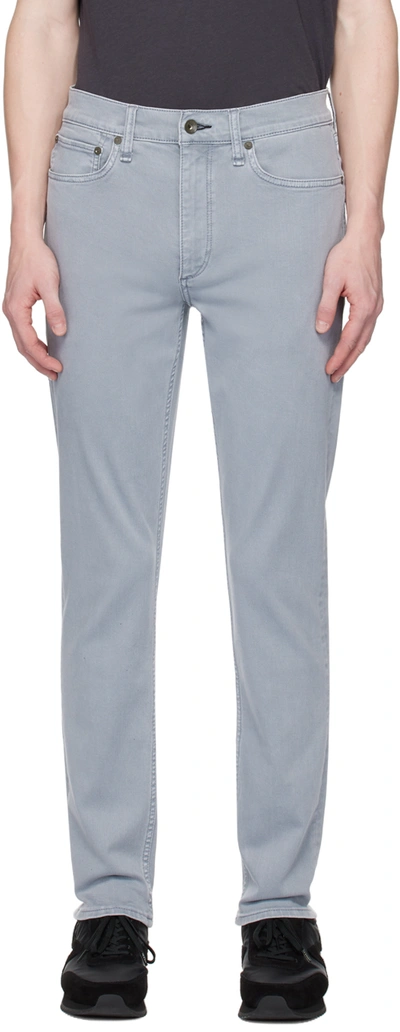 Shop Rag & Bone Gray Fit 2 Jeans In Steel Grey