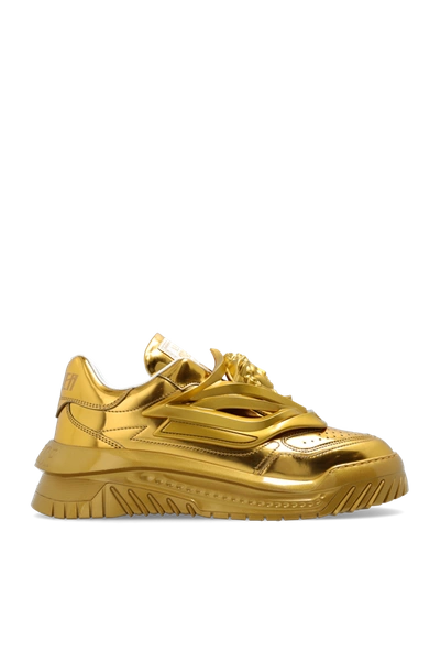 Odissea Metallic Sneakers In Gold