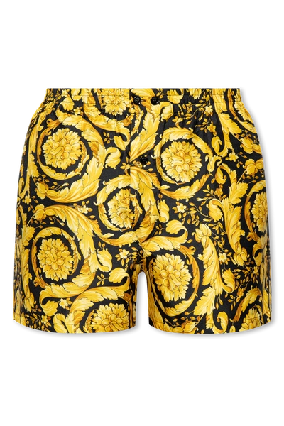 Shop Versace Yellow Pyjama Bottom In New