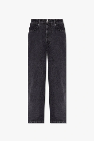 Shop Givenchy Grey Jeans With Monogram In New