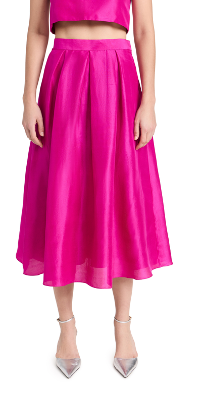 Shop Azeeza Sheridan Skirt Magenta