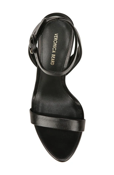 Shop Veronica Beard Darcelle Ankle Strap Sandal In Black