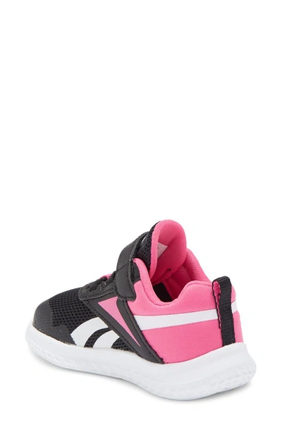 Shop Reebok Kids' Rush Runner 5 Sneaker In Cblack/ Laspin/ Ftwwht