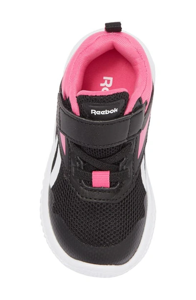 Shop Reebok Kids' Rush Runner 5 Sneaker In Cblack/ Laspin/ Ftwwht
