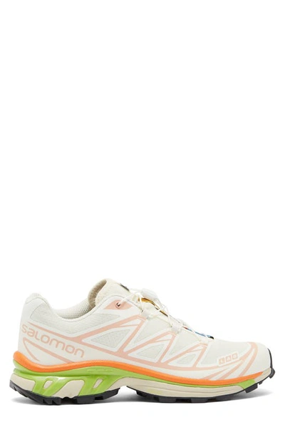 Shop Salomon Gender Inclusive Xt-6 Sneaker In Vanila/ Feather Gray