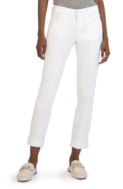 Shop Kut From The Kloth Catherine Boyfriend Jeans In Optic White