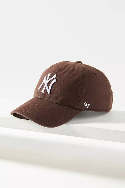 Shop 47 Ny Baseball Cap In Brown