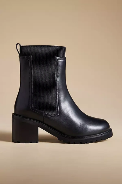 Shop Seychelles Far-fetched Knit Boots In Black