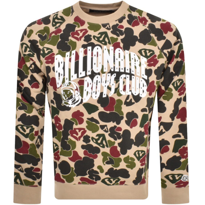 Shop Billionaire Boys Club Duck Camo Sweatshirt Beige