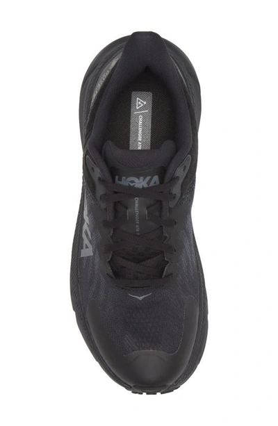 Shop Hoka Challenger 7 Running Shoe In Black / Black