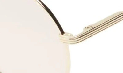 Le Specs Schmaltzy 60mm Aviator Sunglasses In Bright Gold