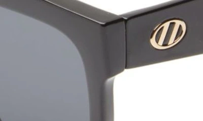 Shop Le Specs Tradeoff 54mm D-frame Sunglasses In Black
