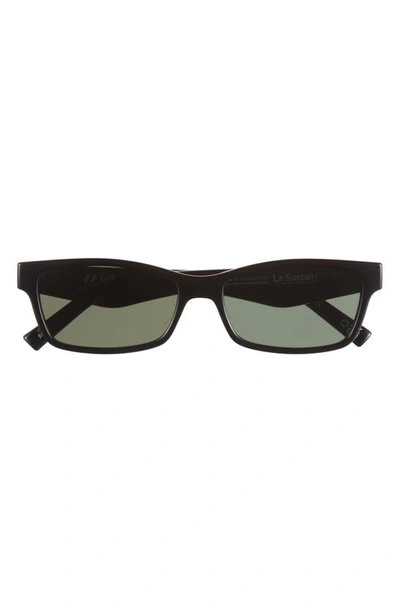 Shop Le Specs Plateaux 56mm Cat Eye Sunglasses In Black