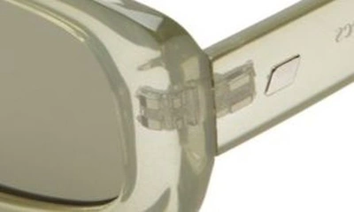 Le Specs Dynamite 52mm Rectangular Sunglasses In Eucalyptus