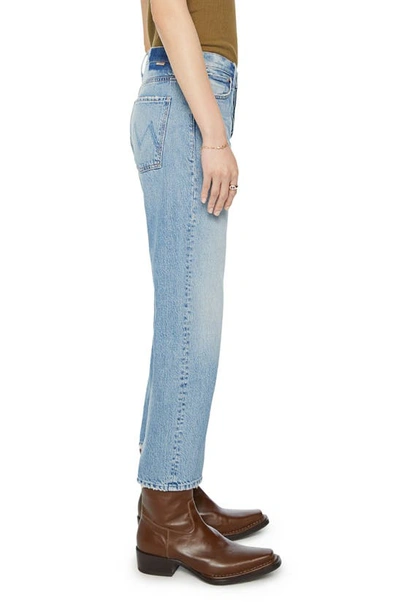 Shop Mother The Ditcher High Waist Frayed Crop Straight Leg Jeans In Aint My First Rodeo