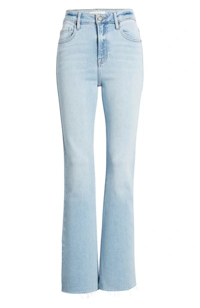 Hidden Jeans Raw Hem Bootcut Jeans In Light Wash