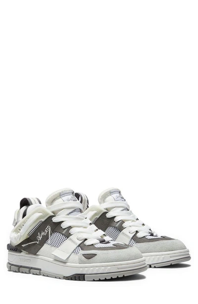 Shop Axel Arigato Area Patchwork Sneaker In White/ Grey