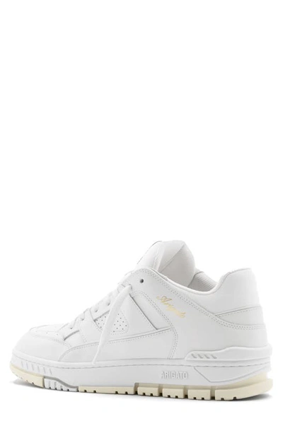 Shop Axel Arigato Area Lo Sneaker In White/ Beige