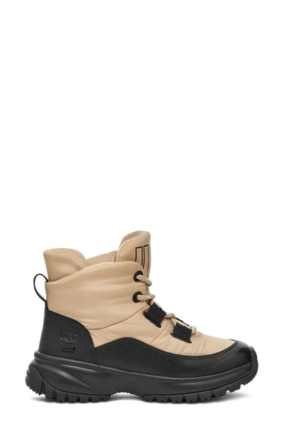 Shop Ugg Yose Puffer Waterproof Boot In Mustard Seed