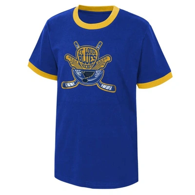 Shop Outerstuff Youth Blue St. Louis Blues Ice City T-shirt