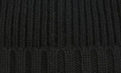 Shop Hugo Boss Fati Wool Beanie In Black